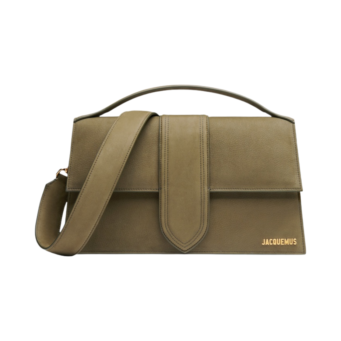 자크뮈스 르 밤비누 플랩 백 다크 카키(Jacquemus Le Bambinou Flap Bag Dark Khaki) - 1