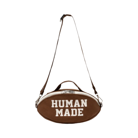 HM26GD038 Human Made Rugby Ball Bag Brown