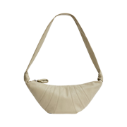 Lemaire Soft Grained Leather Medium Croissant Bag Light Sage