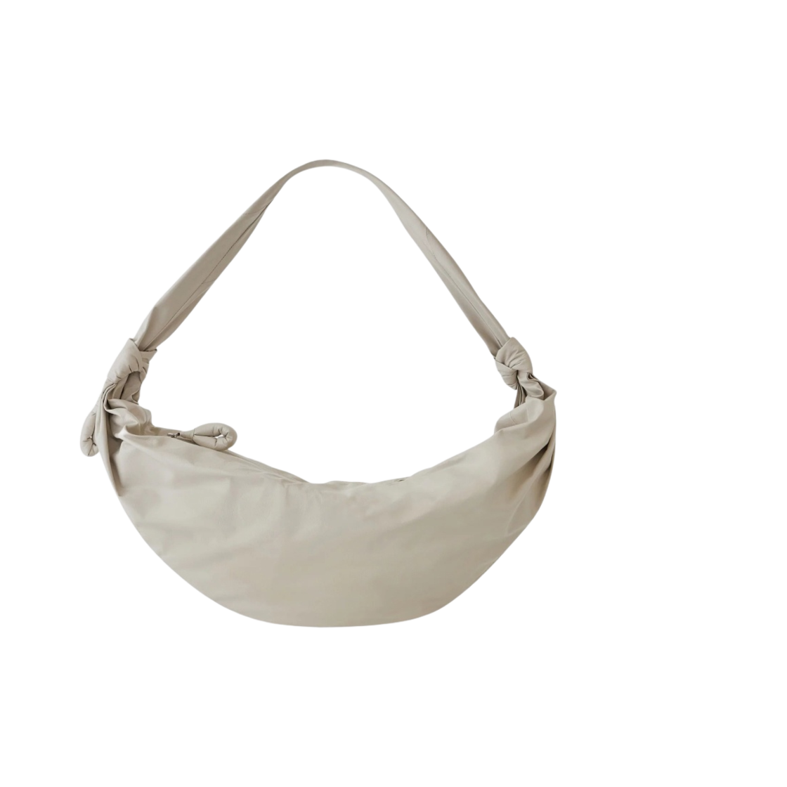 르메르 라지 소프트 크루아상 백 페이퍼 레더 더스티 매스틱(Lemaire Large Soft Croissant Bag Paper Leather Dusty Mastic) - 1