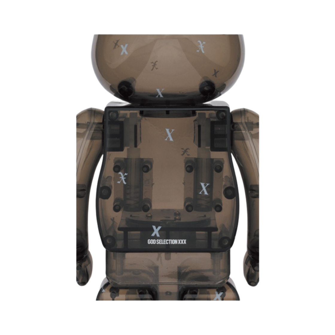 베어브릭 x 갓 셀렉션 XXX 블랙 클리어 100% & 400% 세트(Bearbrick x God Selection XXX Black Clear 100% & 400% Set) - 4