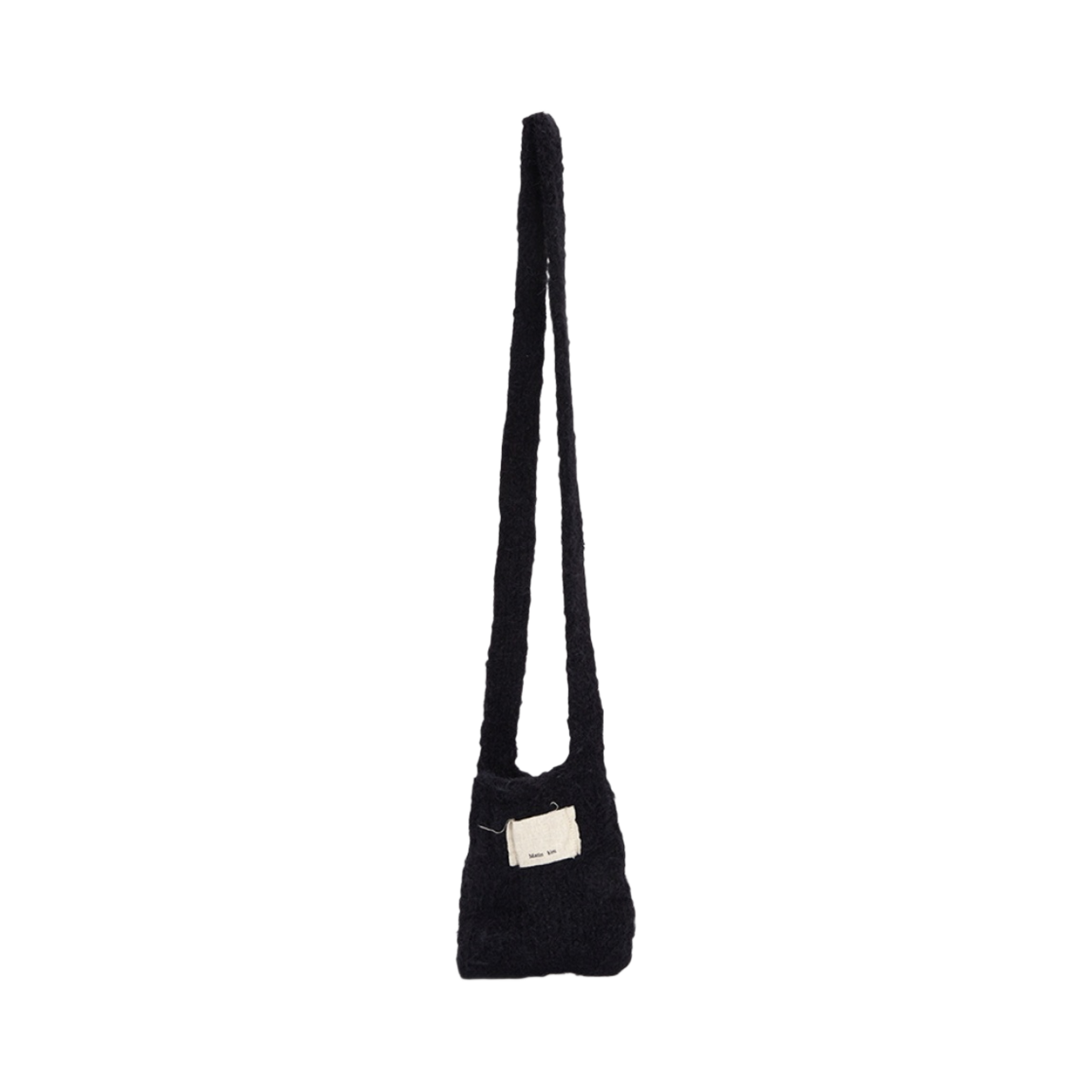 - Matin Kim Cozy Knit Mini Crossbag Black