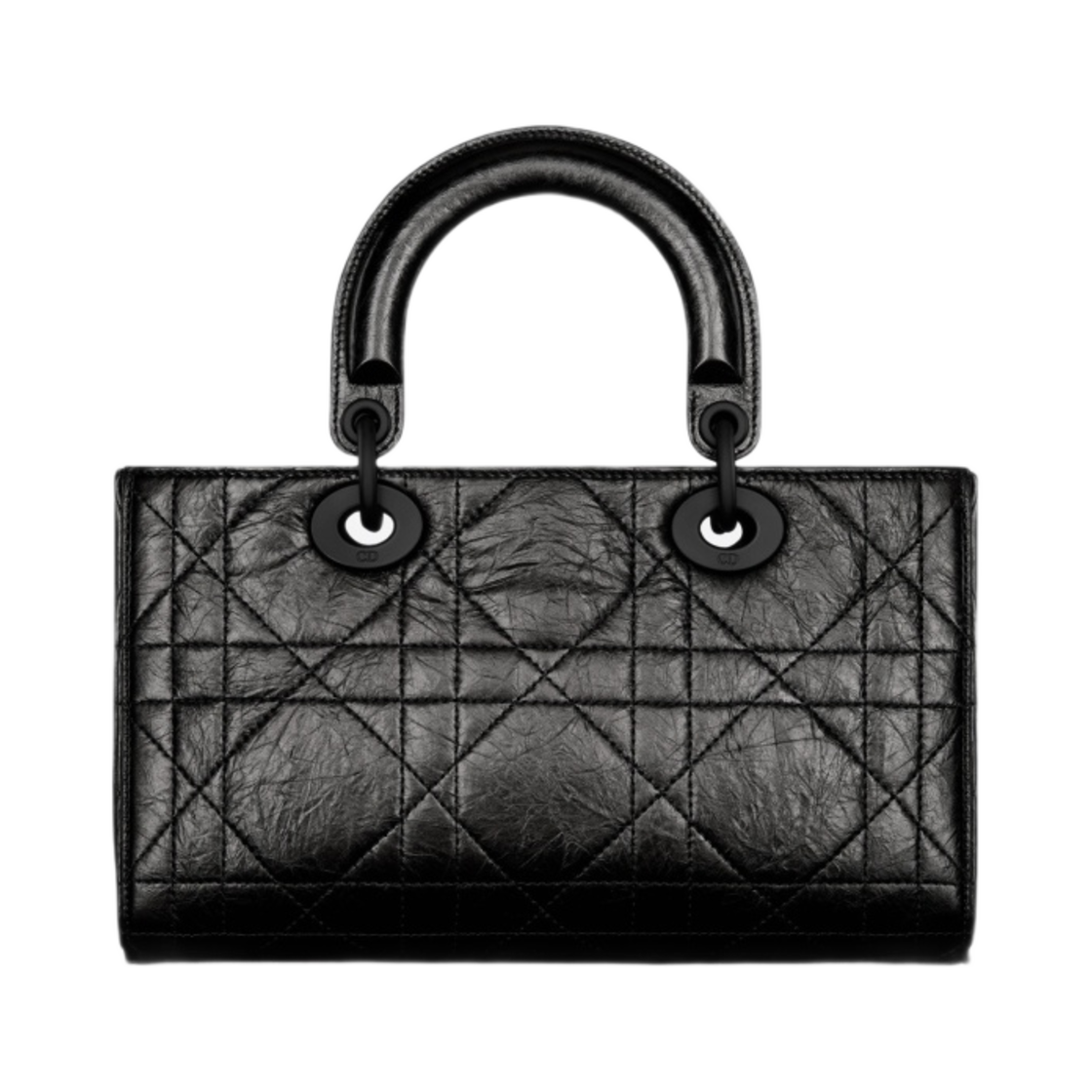 디올 레이디 D-시레 마이 ABC디올 스몰 백 매크로까나쥬 크링클 카프 스킨 블랙(Dior Lady D-Sire My ABCDior Small Bag Macrocannage Crinkle Calf Skin Black) - 3