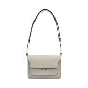 Marni Saffiano Mini Trunk Bag Grey