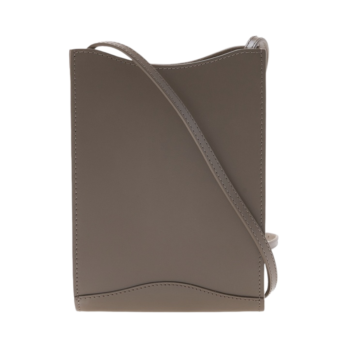 PXBMW-H63043-BAM A.P.C. Jamie Neck Pouch Beige Grey - #3