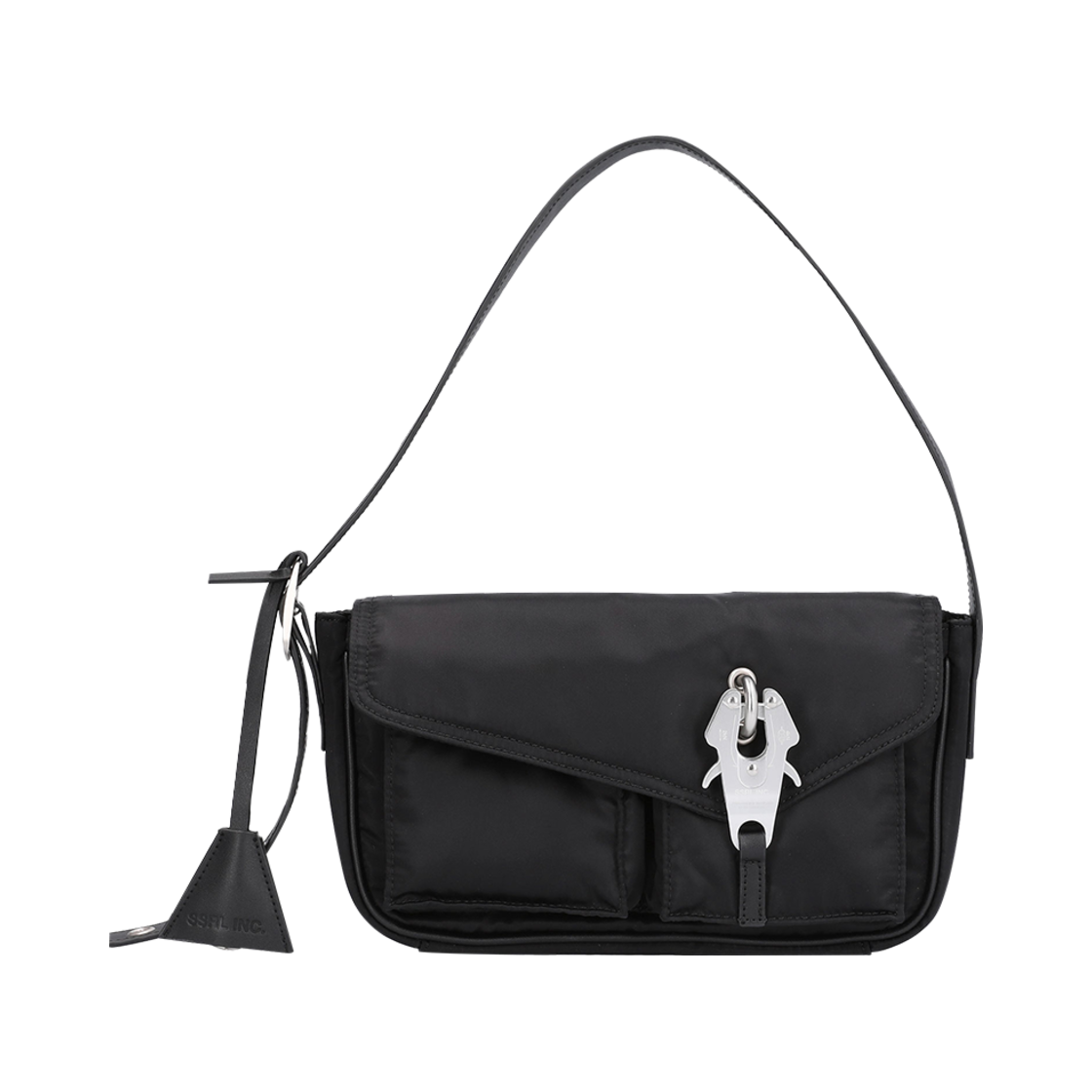 SB45ACR020101 SSRL Raven Oblique Mini Bag Black