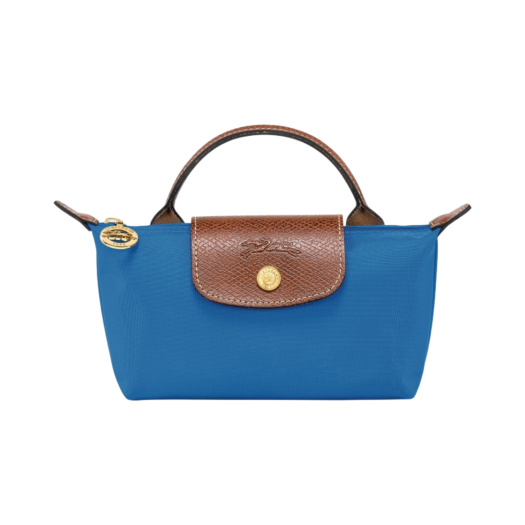 Longchamp Le Pliage Original Handle Pouch Cobalt