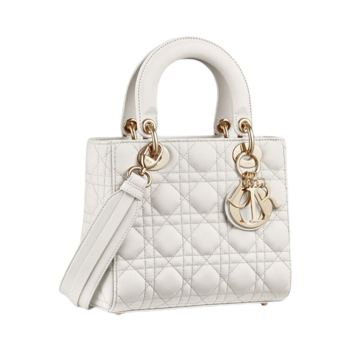 디올 스몰 레이디백 마이 ABC디올 백 까나쥬 램스킨 라떼(Dior Small Lady Bag My ABCDior Cannage Lambskin Latte) - 2