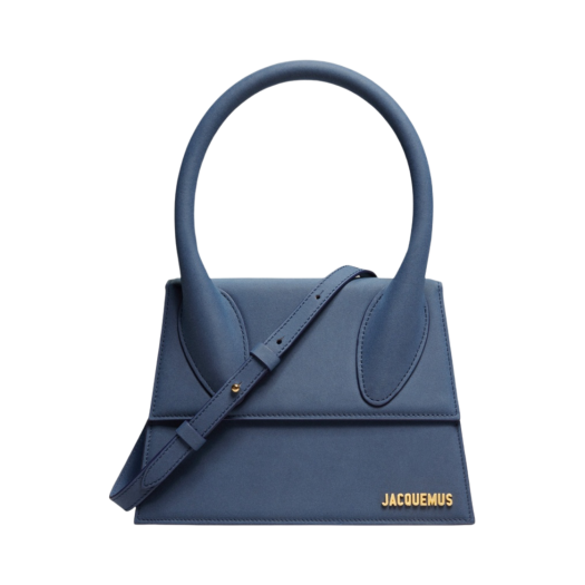 Jacquemus Le Grand Chiquito Large Signature Handbag Dark Navy