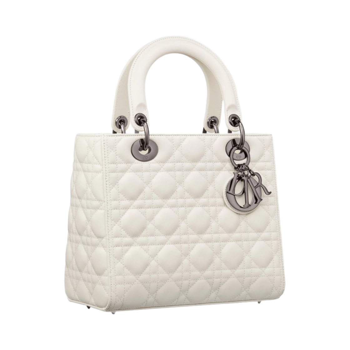 디올 미디움 레이디백 까나쥬 램스킨 라떼(Dior Medium Lady Bag Cannage Lambskin Latte) - 2
