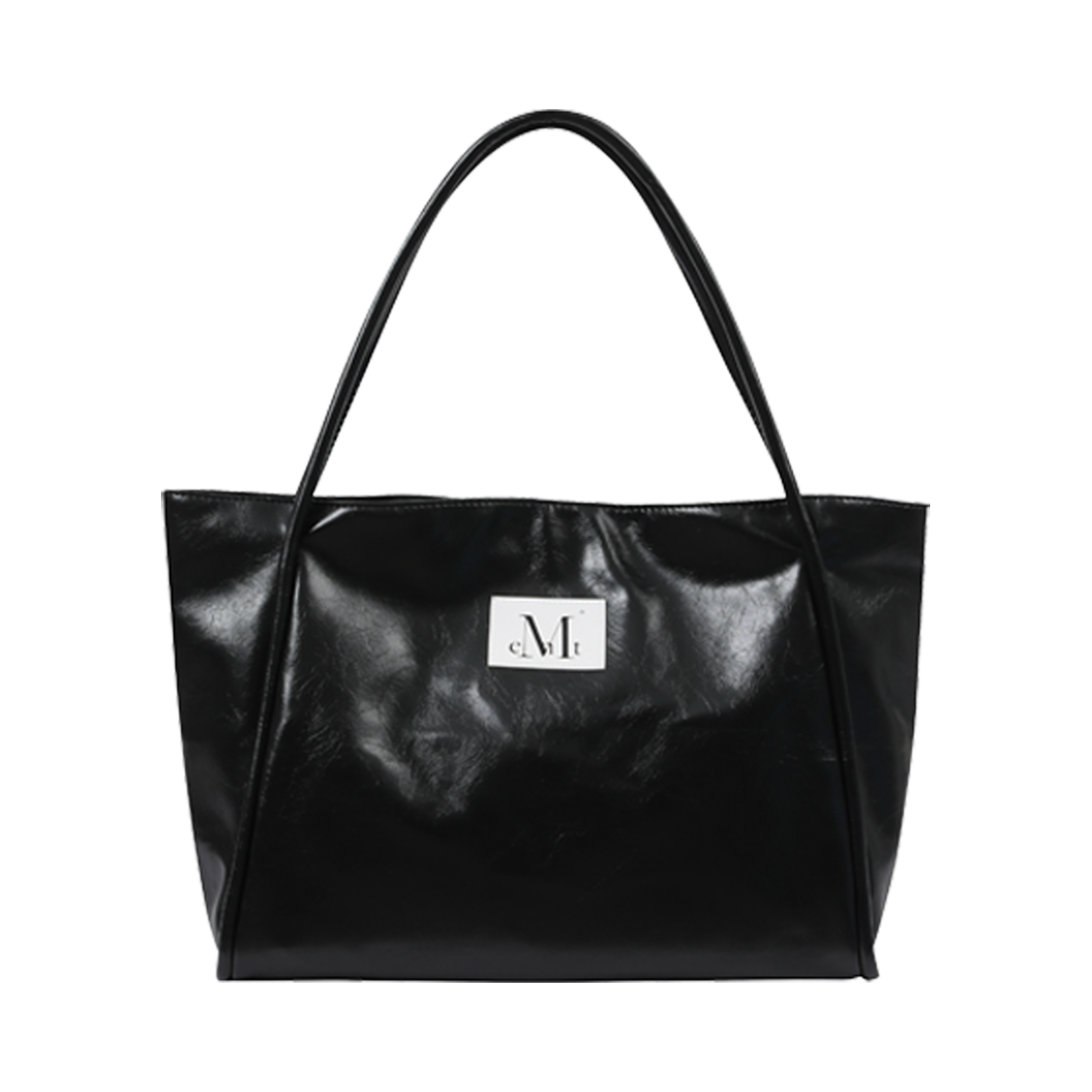 P00000TG_BK MUCENT Griek Leather Shoulder Bag Black