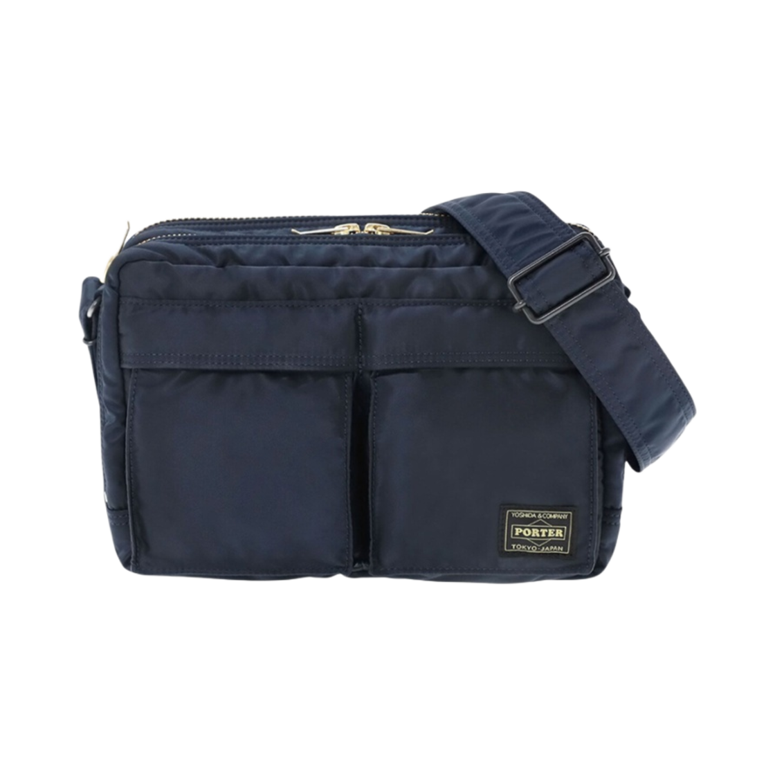포터 올 뉴 탱커 슬링백 집 아이언 블루(Porter All New Tanker Sling Bag Zip Iron Blue)