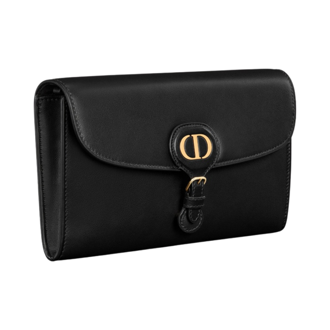 디올 바비 이스트 웨스트 체인 파우치 스무스 카프스킨 블랙(Dior Bobby East West Pouch with Chain Smooth Calfskin Black) - 2