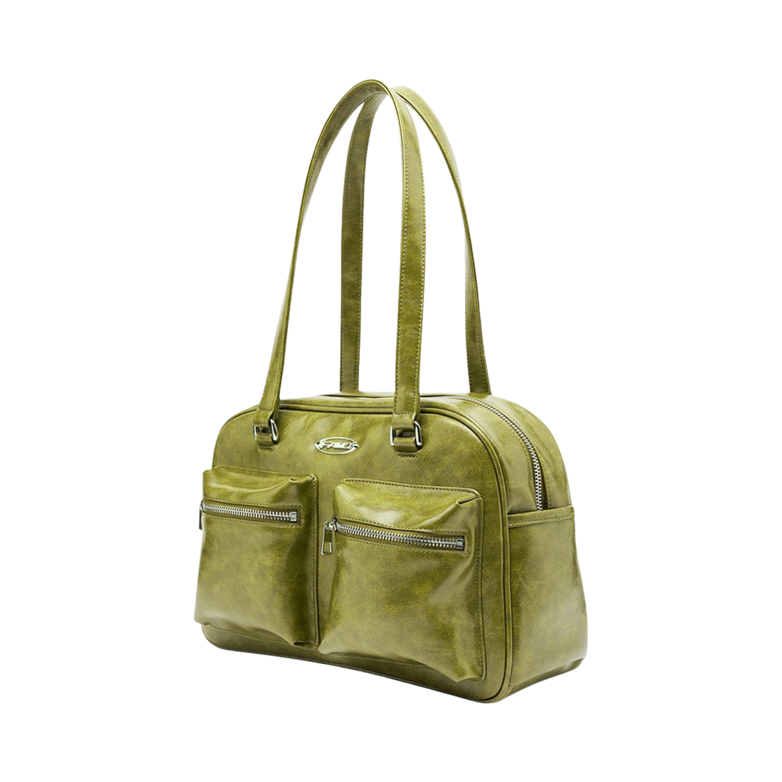 S30485 FAD Boston Bag Vegan Leather Lime