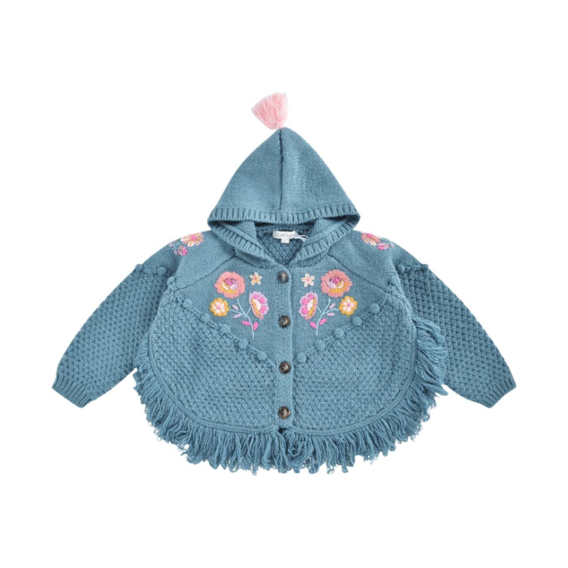 (키즈) 루이스 미샤 클라라 케이프 스톤 블루((Kids) Louise Misha Clara Cape Stone Blue)