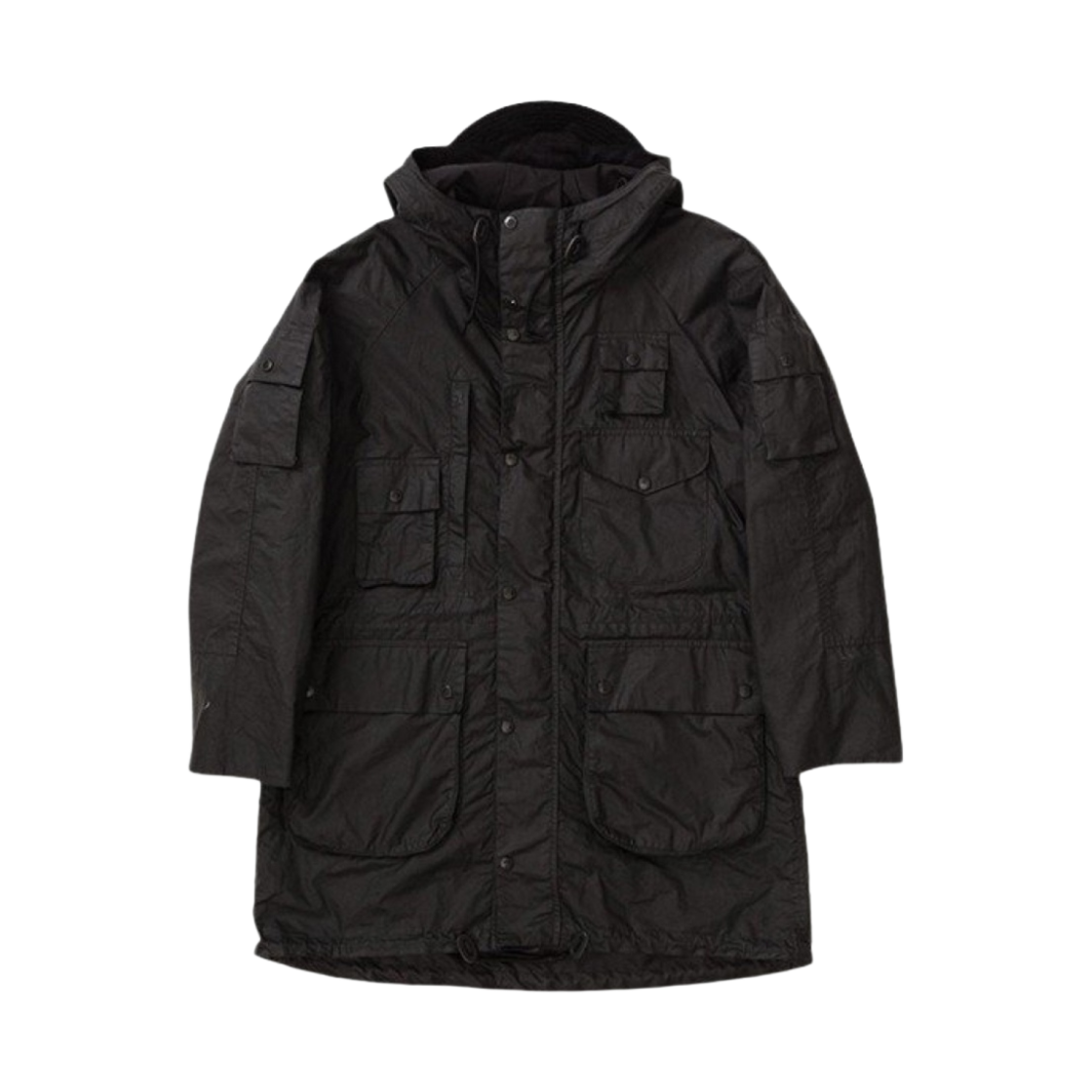 바버 x 엔지니어드 가먼츠 지퍼 파카 블랙(Barbour x Engineered Garments Zip Parka Black) - 1