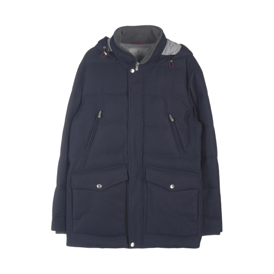 MM4851823-CZR33 Brunello Cucinelli Puffer Padded Jacket Blue