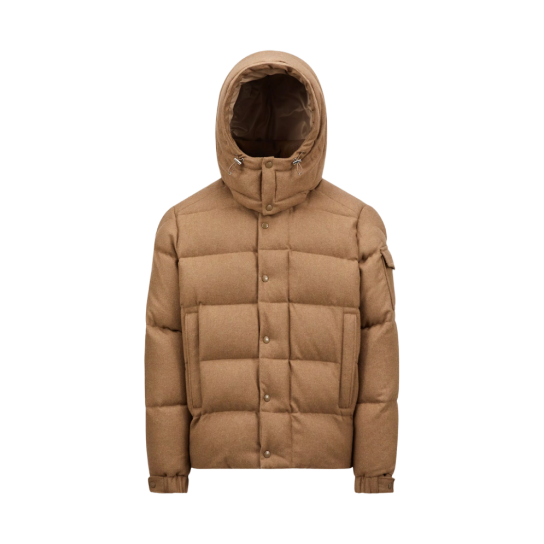 몽클레르 베제르 플란넬 쇼트 다운 자켓 라이트 브라운 - 24FW(Moncler Vezere Flannel Short Down Jacket Light Brown - 24FW) - 1