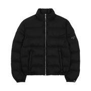 Prada Re-Nylon Short Puffer Jacket Black