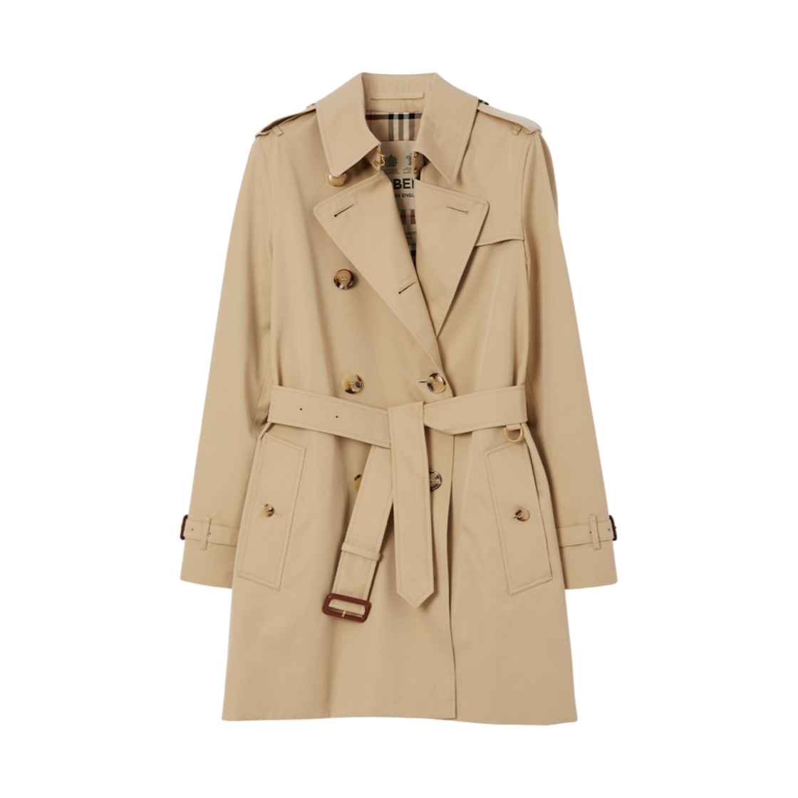 (W) 버버리 켄싱턴 헤리티지 트렌치 코트 허니((W) Burberry Kensington Heritage Trench Coat Honey) - 1