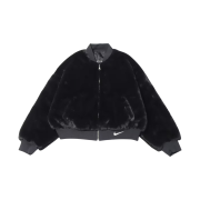 Nike NSW Reversible Faux Fur Bomber Jacket Black - Asia