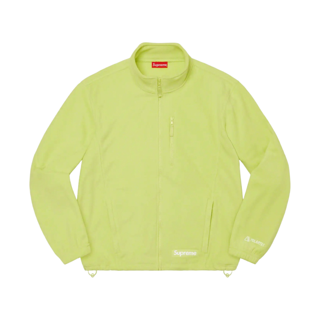 슈프림 폴라텍 집 자켓 라임 - 22FW(Supreme Polartec Zip Jacket Lime - 22FW) - 1