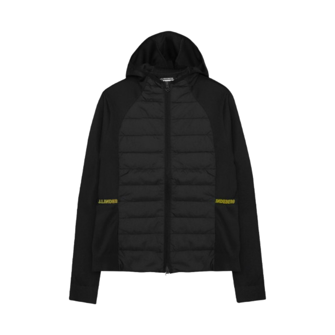 (W) 제이린드버그 케이샤 하이브리드 후드 자켓 블랙((W) J.Lindeberg Keisha Hybrid Hooded Jacket Black) - 1