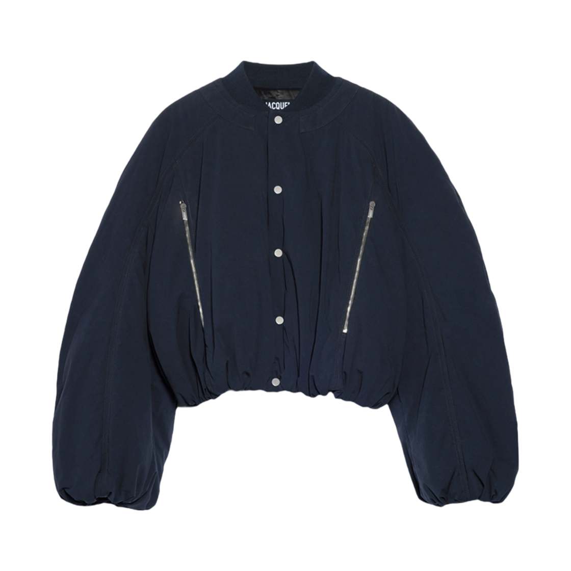 236BL044-1320-390 Jacquemus Le Bomber Croissant Puffy Bomber Dark Navy