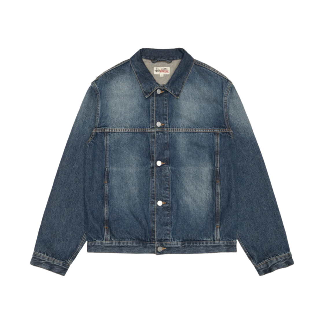 스투시 트러커 자켓 빈티지 데님 인디고