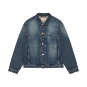 Stussy Trucker Jacket Vintage Denim Indigo