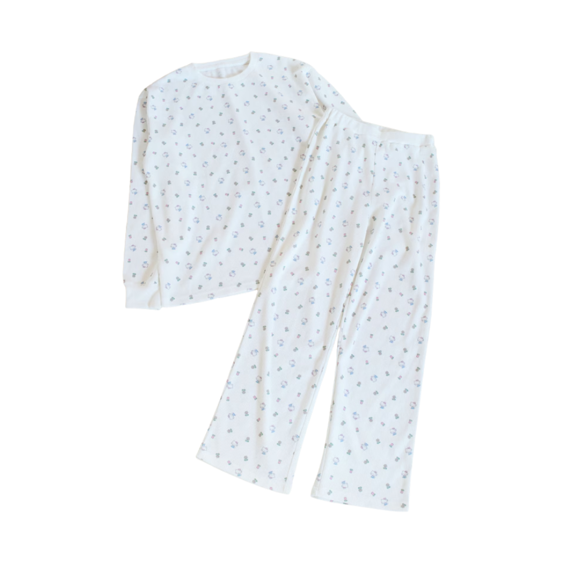 (W) 프릭스 스토어 x 헬로 키티 파자마 오프 화이트((W) Freak's Store x Hello Kitty Pajamas Off White)