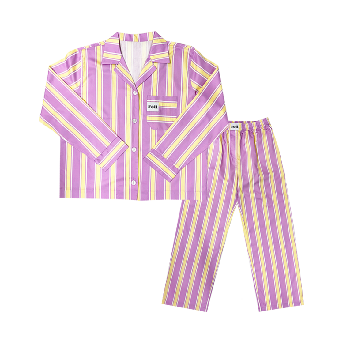 (Unisex) French Lilac PJ Set (2pcs) Foli Unisex PJ Set 2pcs French Lilac