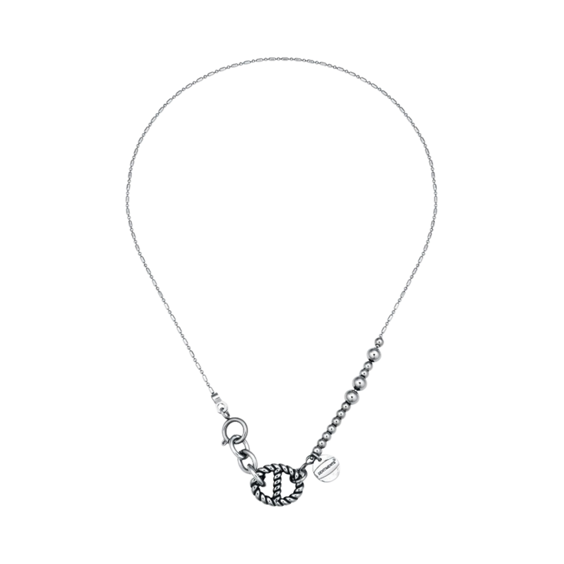 센티멍 넘버 310 무브 볼 네클리스 실버