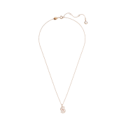 (W) Swarovski Iconic Swan Pendant Small White Rose Gold Plated