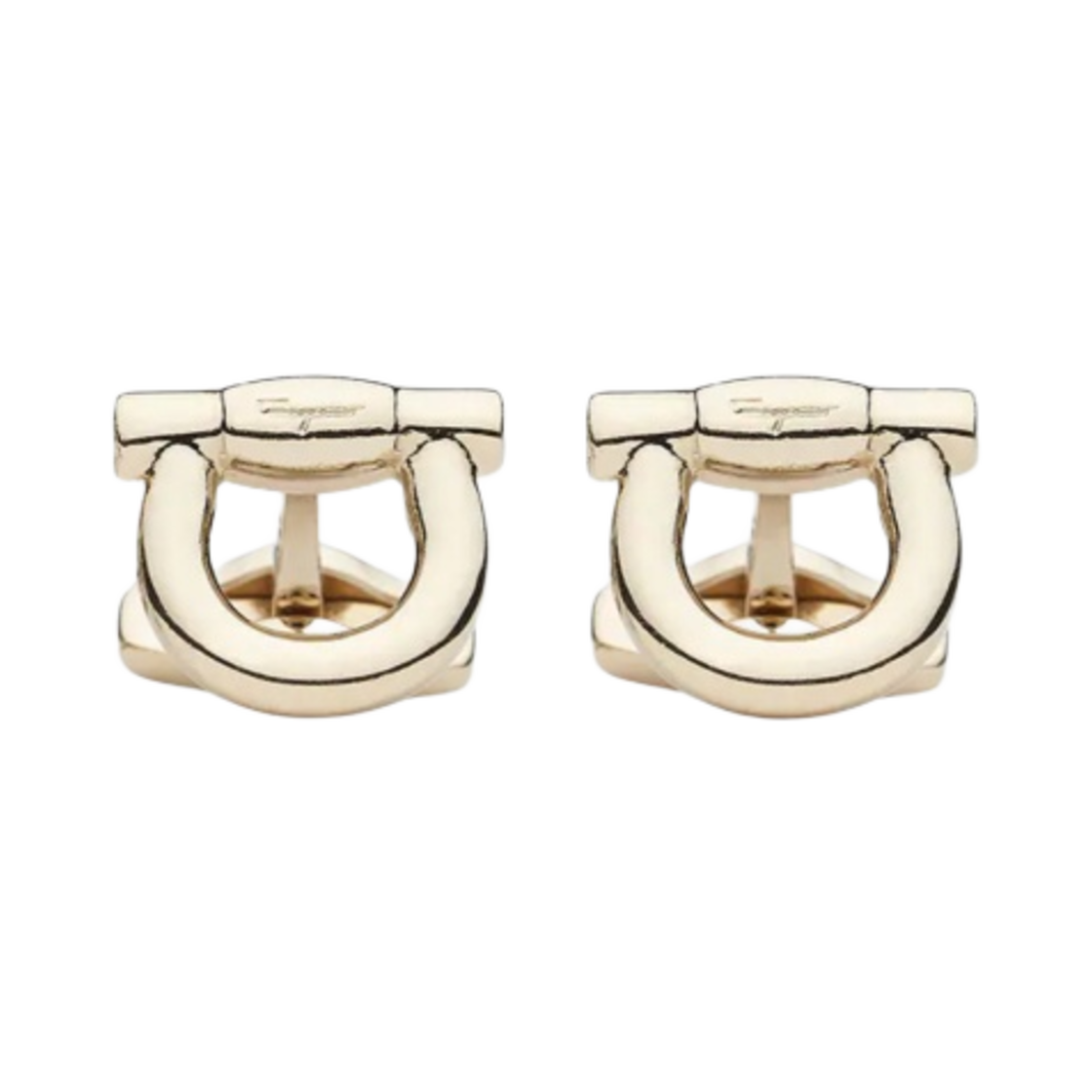 775189-676144 Ferragamo Gancini Cufflinks Gold