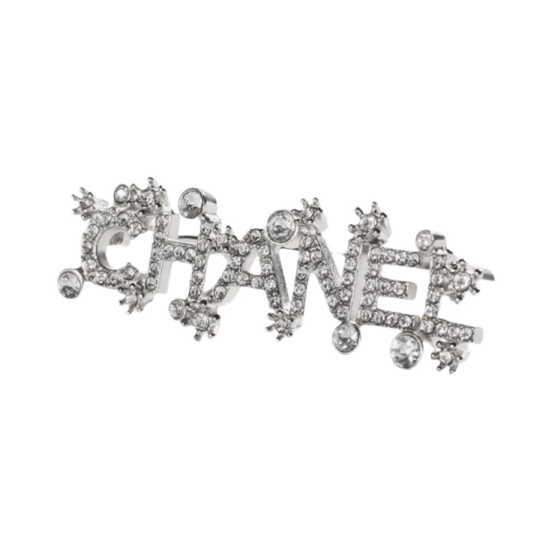 ABA426-B10536-NN147 Chanel Brooch Metal Diamantes & Silver Crystal