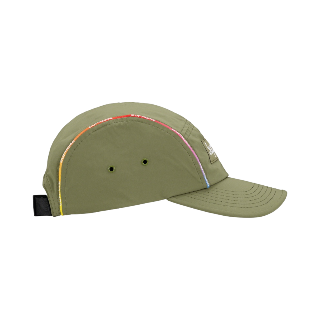 슈프림 그라디언트 파이핑 캠프캡 올리브 - 21SS(Supreme Gradient Piping Camp Cap Olive - 21SS) - 2