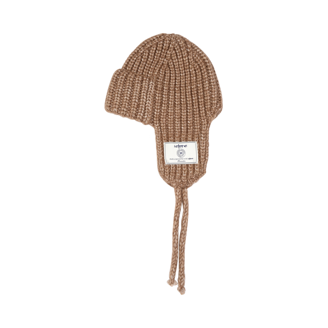lr24fw46 Leterie Lr Knit Trooper Hat Brown