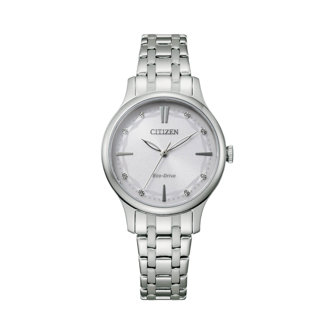 시티즌 드레스 에코드라이브 30.5mm 스테인리스 스틸 화이트 실버(Citizen Dress Eco-Drive 30.5mm Stainless Steel White Silver) - 1