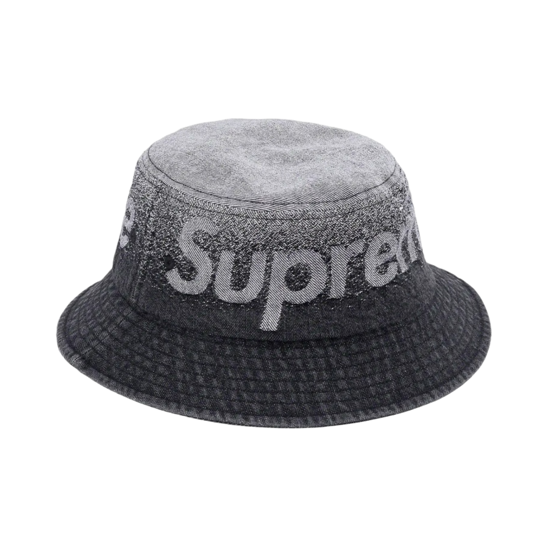 - Supreme Fade Jacquard Denim Crusher Black - 22SS