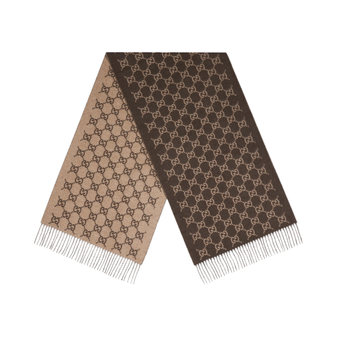 구찌 GG 캐시미어 숄 베이지(Gucci GG Cashmere Shawl Beige) - 2