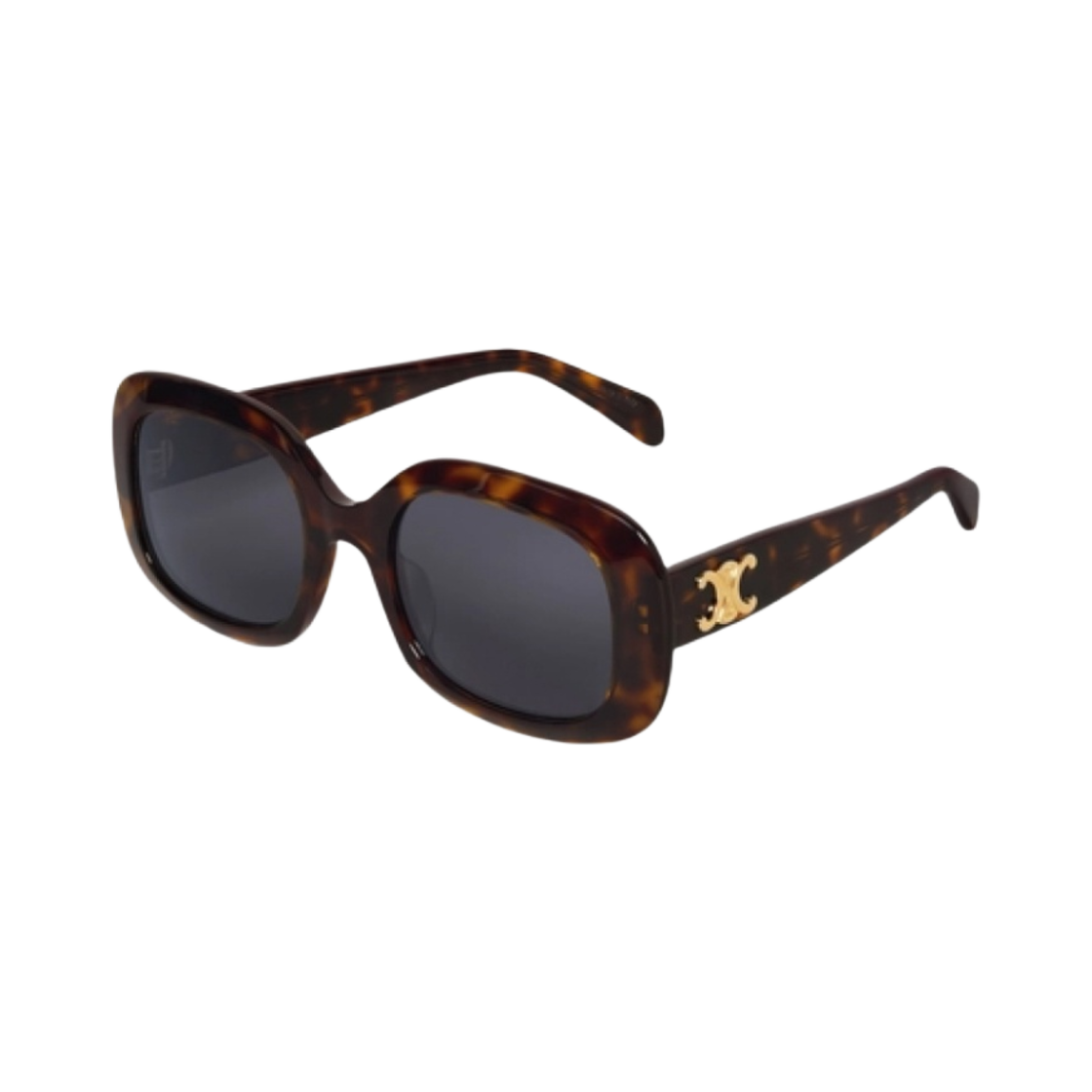 (W) 셀린느 아세테이트 트리옹프 10 선글라스 레드 하바나((W) Celine Triomphe 10 Sunglasses in Acetate Red Havana) - 2