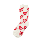 Human Made Heart Pattern Socks Red