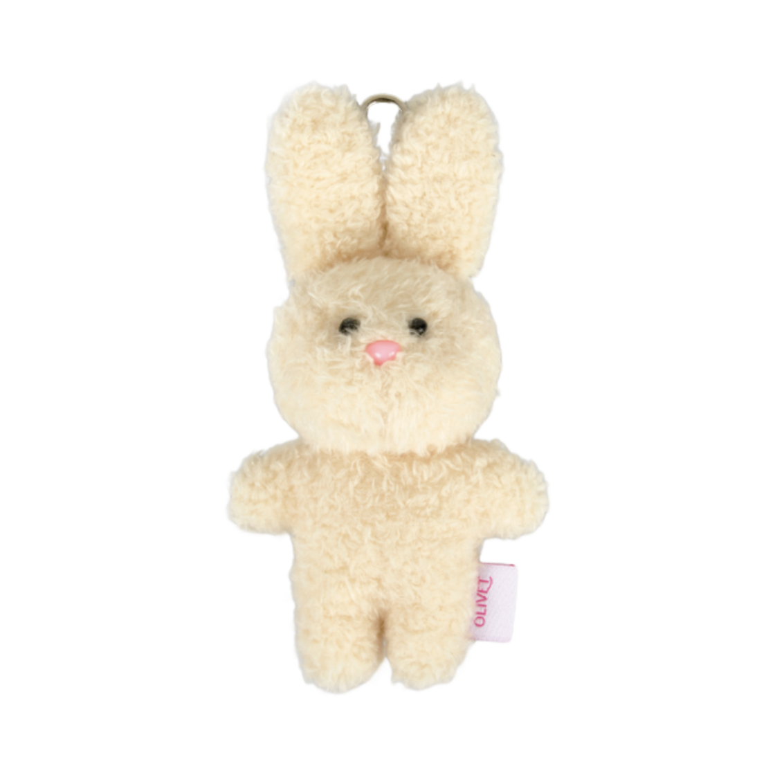 올리베 미니 플러피 래빗 키체인 버터(Olivet Mini Fluffy Rabbit Keychain Butter)