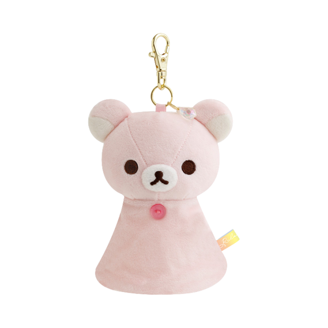 산엑스 리락쿠마 비 온 뒤 맑음 우비 키 커버 플러시 릴 코리락쿠마(San-X Rainy Days of Sunshine Key Cover with Plush Reel Korilakkuma)