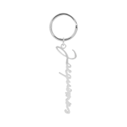 Jacquemus Le Porte Cles Jacquemus Signature Logo Keyring Silver