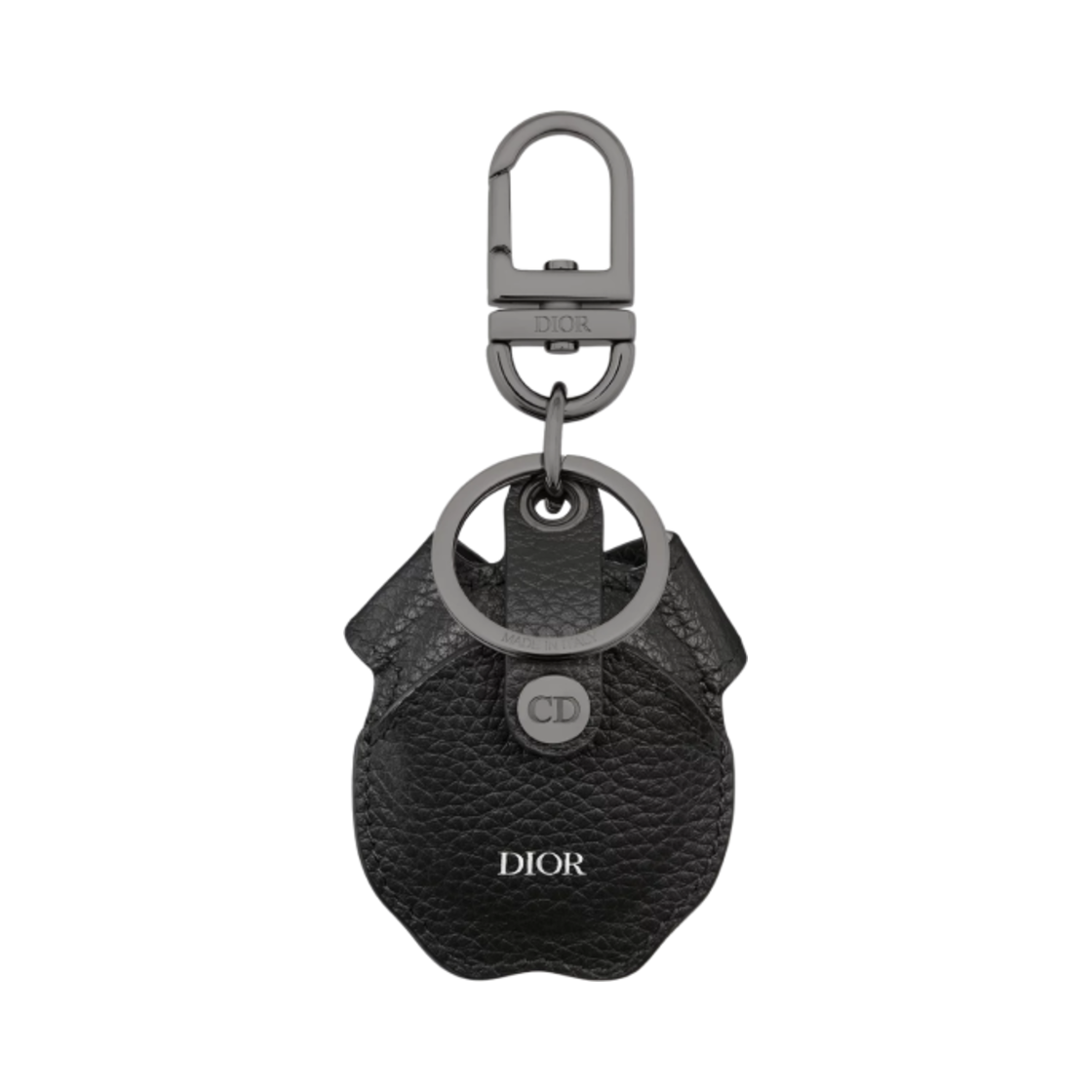 디올 바비 키링 포 에어태그 마이크로 디올 오블리크 자카드 베이지 블랙(Dior Bobby Key Ring for Airtag Micro Dior Oblique Jacquard Beige Black) - 2