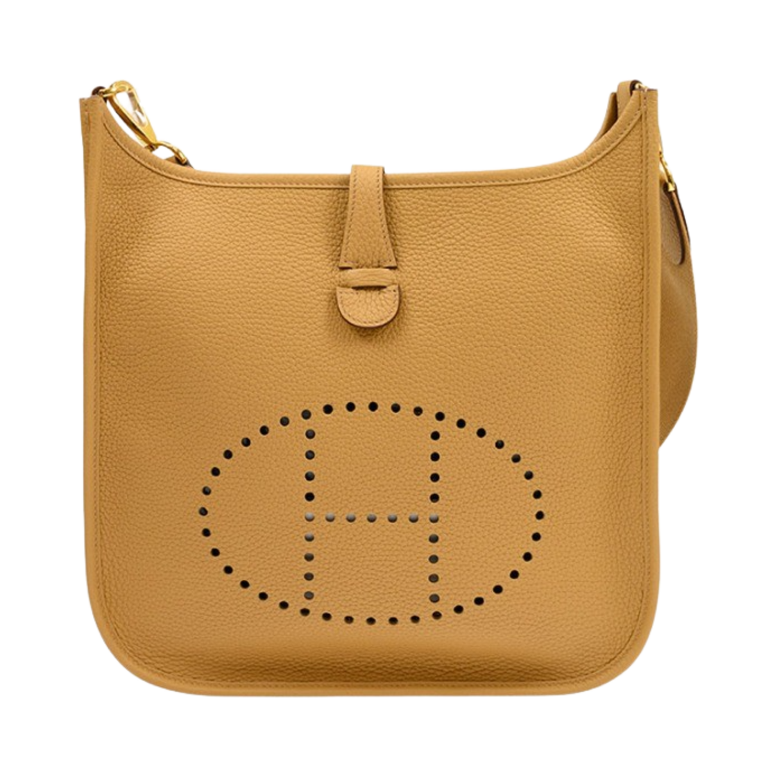 H056277CC4B Hermes Evelyne III 29 Bag Clemence & Gold Biscuit - 대표 이미지 #1