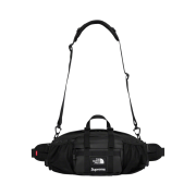 Supreme x The North Face Leather Mountain Waist Bag Black - 18FW