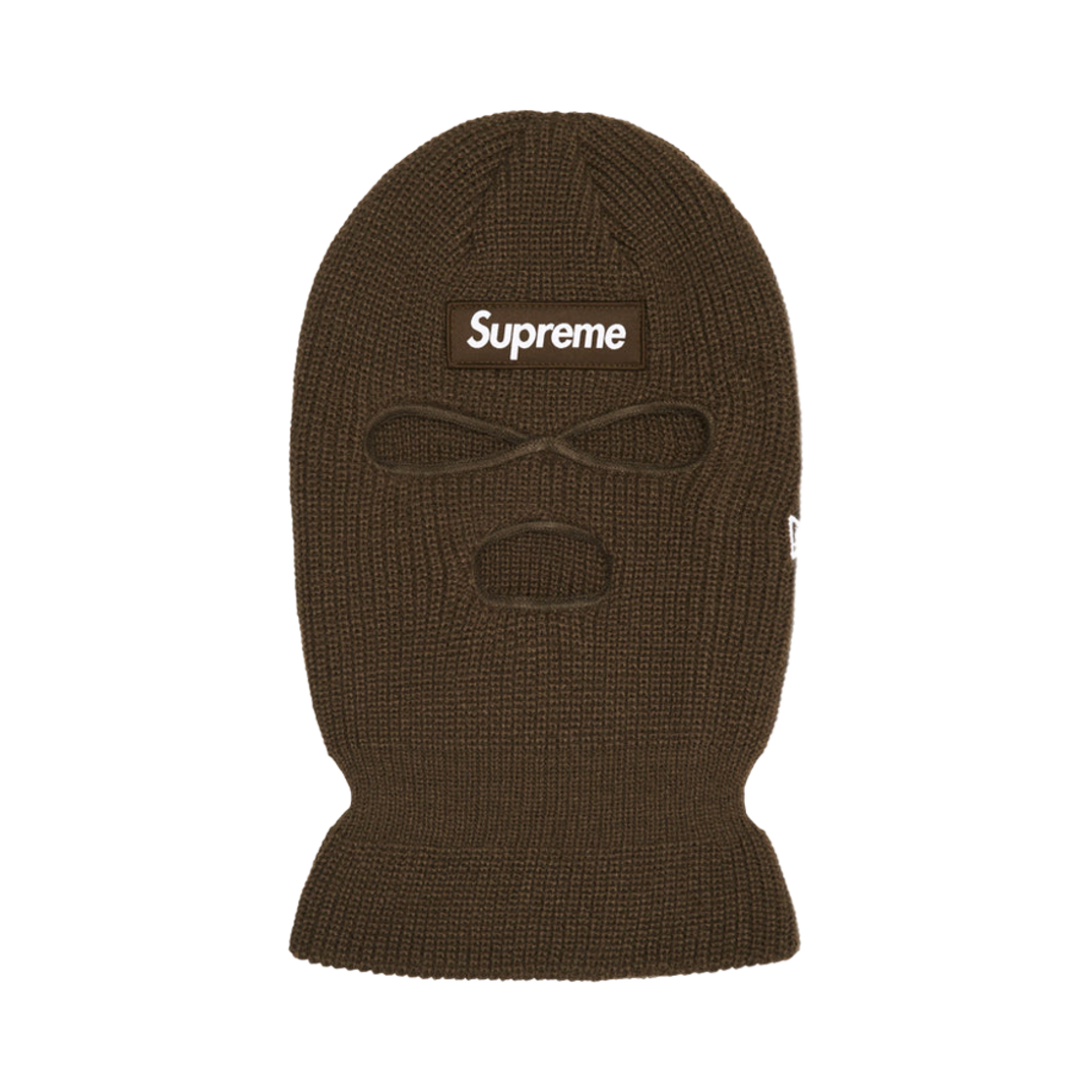 슈프림 뉴에라 박스로고 바라클라바 브라운 - 24FW